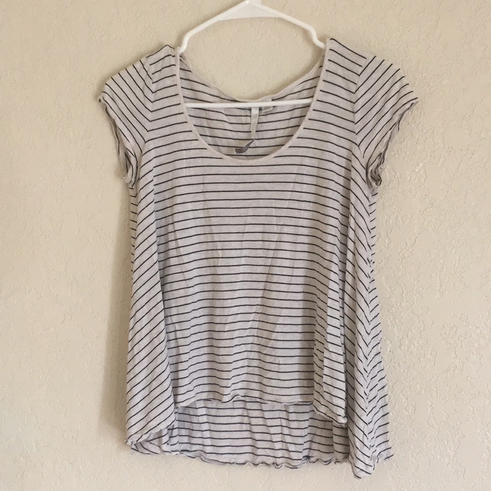 Lauren Conrad Striped Women's High Low Top Size XS